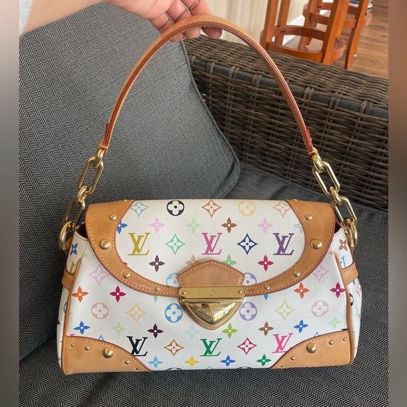 Authentic LOUIS VUITTON Monogram Multi-Color Beverly MM Shoulder Bag - Picture 1 of 17